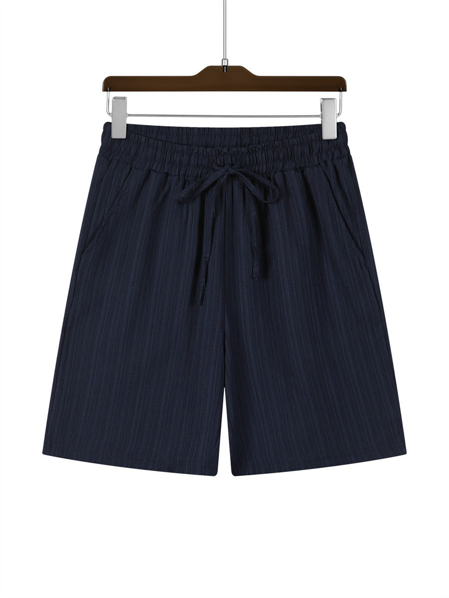 Shorts Décontractés de Plage avec Cordons de Sécurité