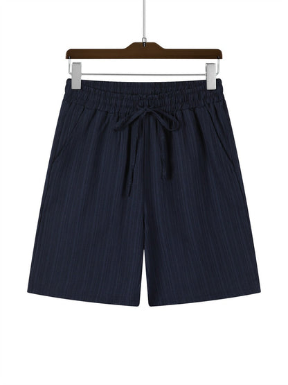 Shorts Décontractés de Plage avec Cordons de Sécurité