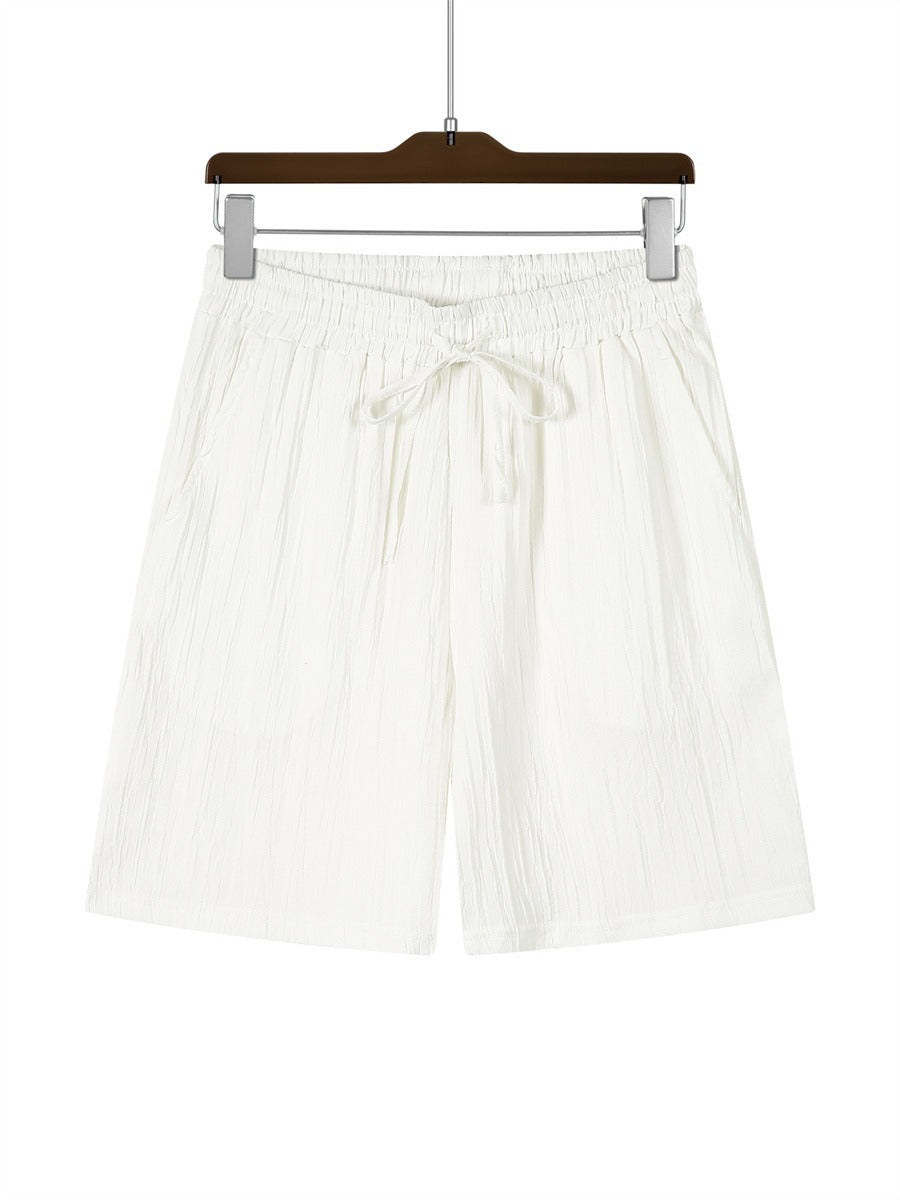 Shorts Décontractés de Plage avec Cordons de Sécurité