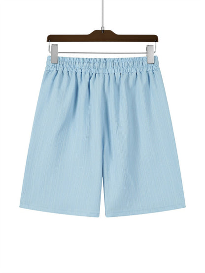 Shorts Décontractés de Plage avec Cordons de Sécurité