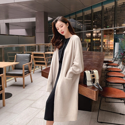 Manteau Femme Élégant en Laine Douce Taille Détendue - Foivo
