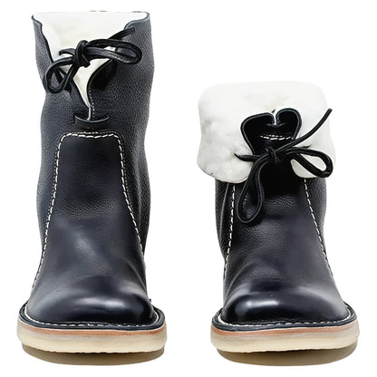 Bottes Femme Hiver Imperméables Mollet | Chaussures Chaudes Décontractées - BlxckFR