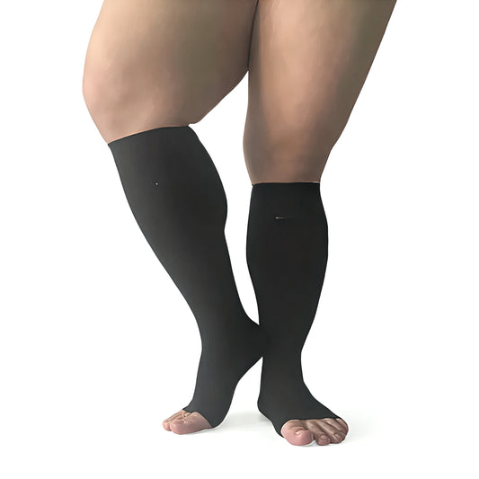 Chaussettes Élastiques Genou Hautes pour Homme et Femme | Maintien de l'Arch - BlxckFR