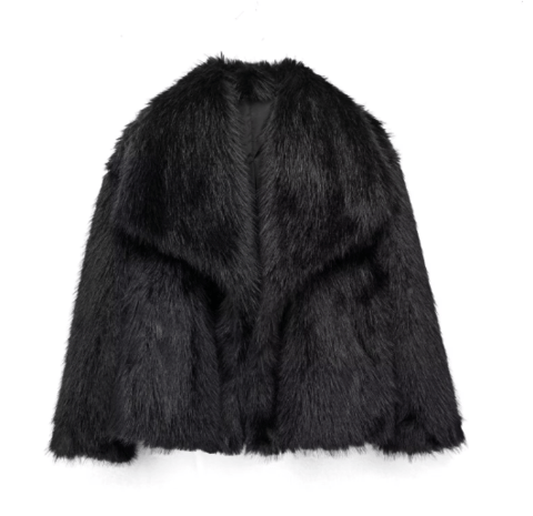 Manteau Fourrure Luxe Hiver