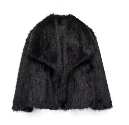 Manteau Fourrure Luxe Hiver