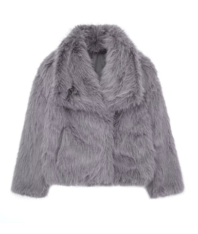 Manteau Fourrure Luxe Hiver