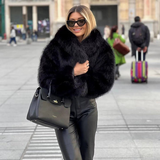 Manteau Fourrure Luxe Hiver - blxckfr