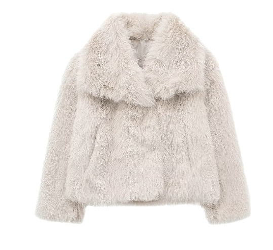 Manteau Fourrure Luxe Hiver