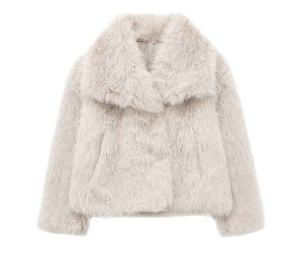 Manteau Fourrure Luxe Hiver