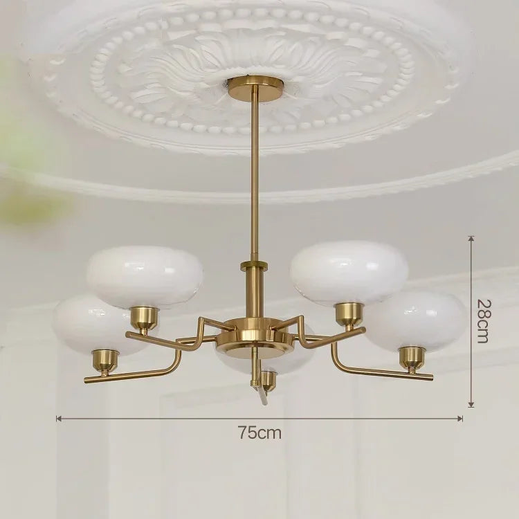 Lampe Plafond Rétro Chic – Lustre Design Nordique Élégant