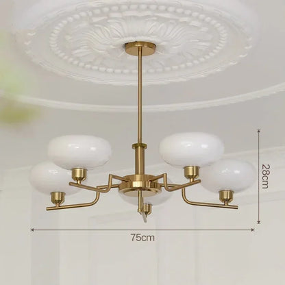 Lampe Plafond Rétro Chic – Lustre Design Nordique Élégant