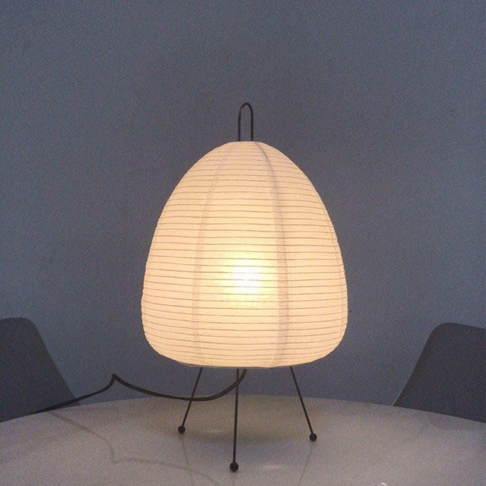 Lampe de Table Élégante Lumière Douce en Papier Japonais - BlxckFR