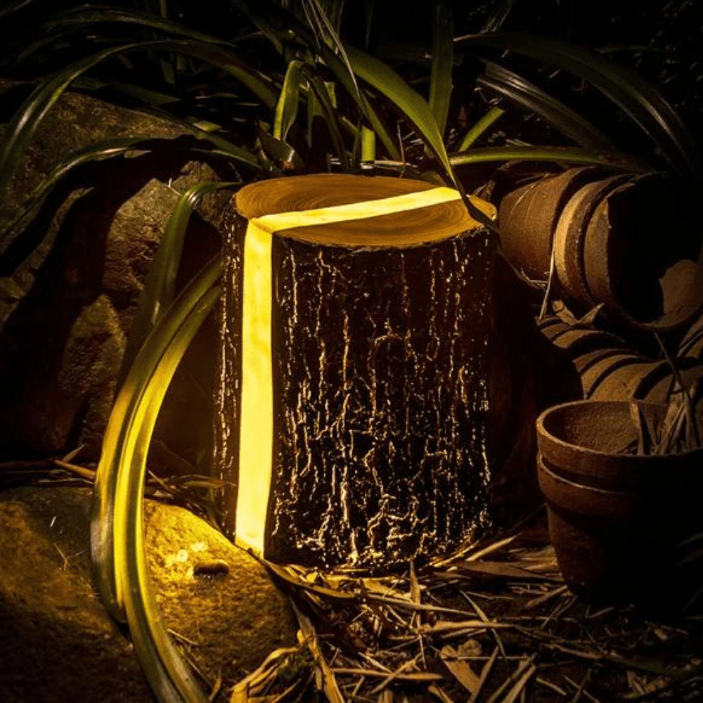 Lampe de Jardin LED en Bois : Élégant et Chaleureux pour Extérieur - Foivo
