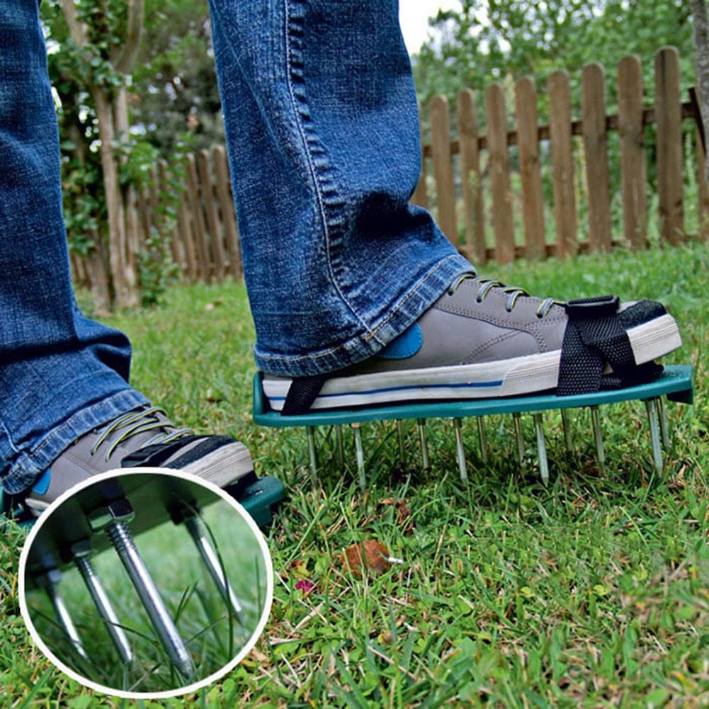Chaussures Aérateurs de Gazon | Chaussures de Jardinage Éclairées pour Gazon Sain - BlxckFR