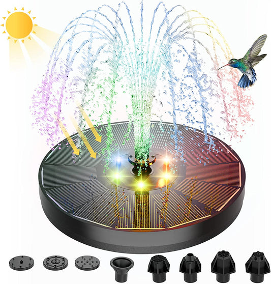 Fontaine Solaraire Lumineuse pour Jardin et Terrasse - BlxckFR