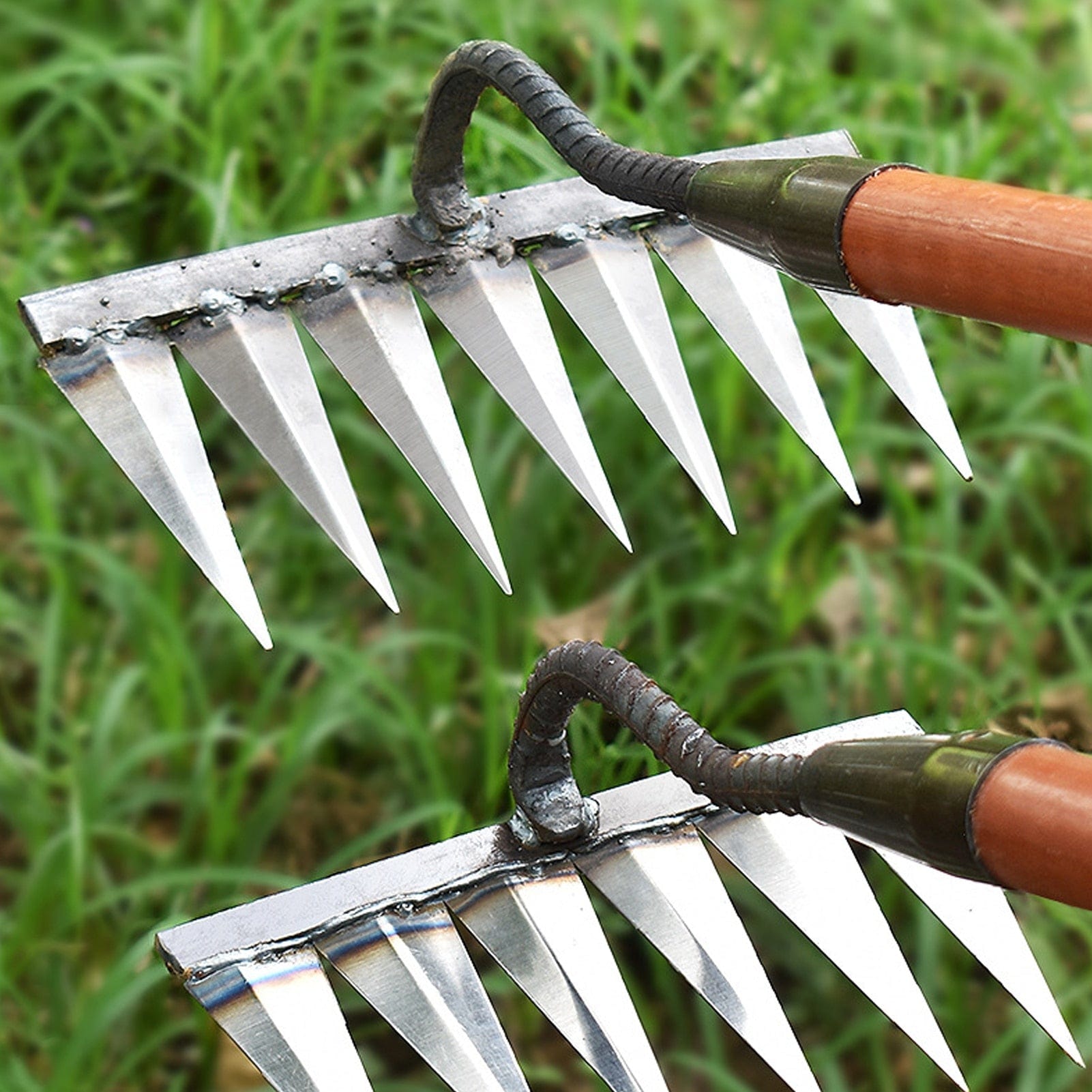Râteau de Jardin Professionnel pour Paysagisme Robuste - BlxckFR