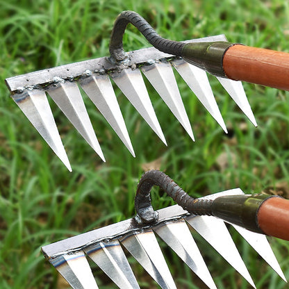Râteau de Jardin Professionnel pour Paysagisme Robuste - BlxckFR