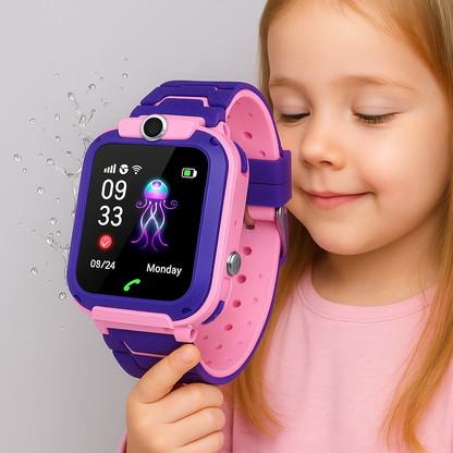 Montre intelligente enfant GPS étanche avec alarme SOS