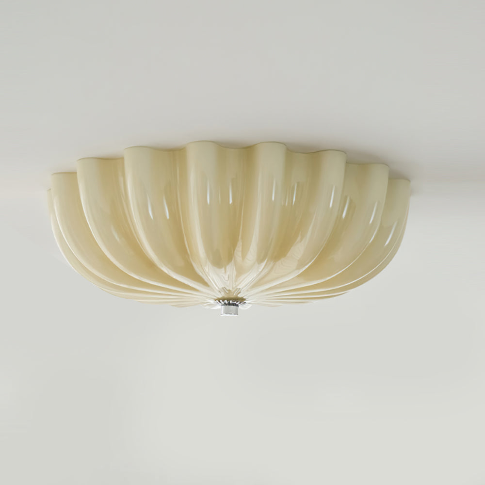 Lampe Suspendue en Verre Délicat | Éclairage Chaud et Intime