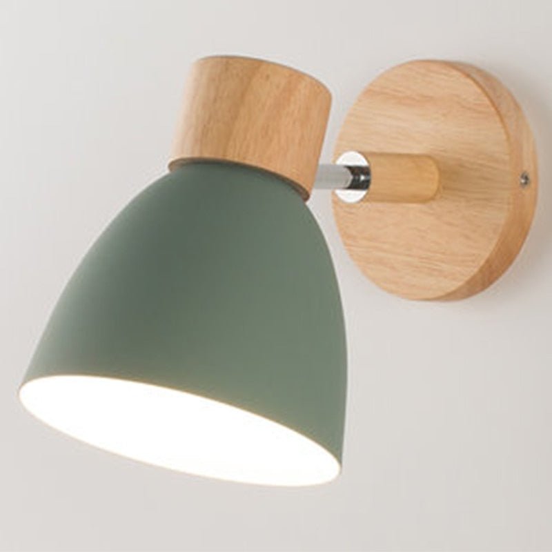 Lampe Murale Bois Métal Élégante