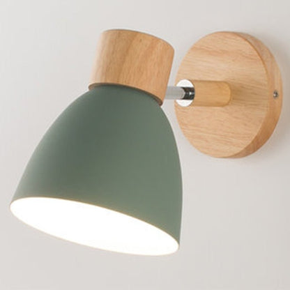 Lampe Murale Bois Métal Élégante
