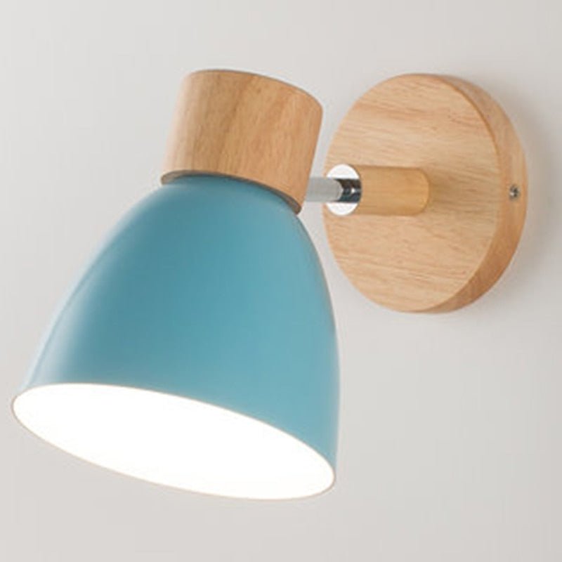 Lampe Murale Bois Métal Élégante