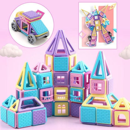 Jeu de construction aimanté créatif