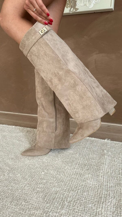 Bottes Hivernales Douillettes à Fermeture Éclair
