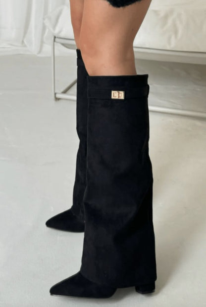 Bottes Hivernales Douillettes à Fermeture Éclair