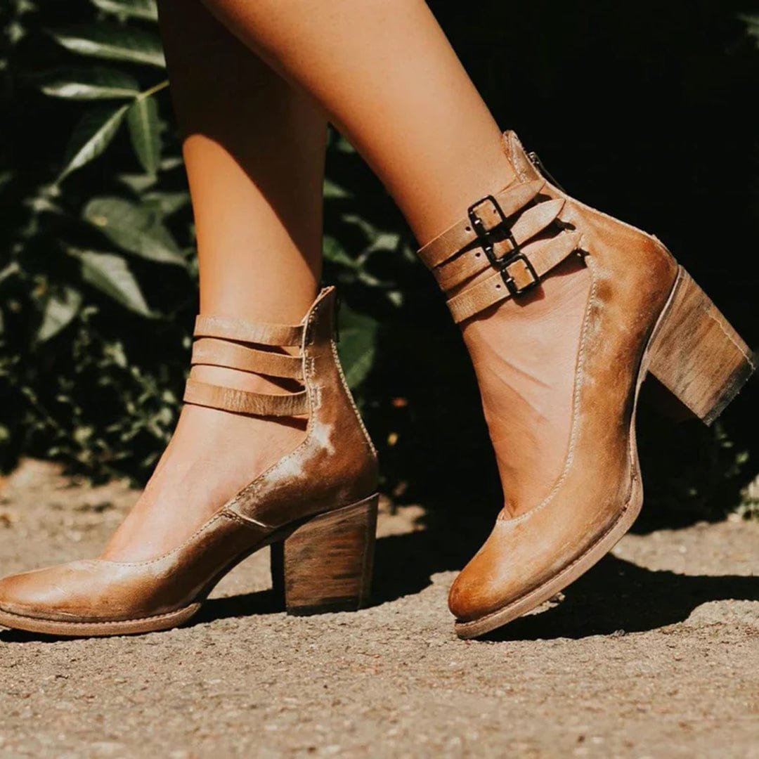 Bottines Chic à Talons Hauts Féminines - Foivo