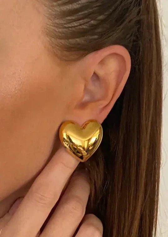 Boucles d'Oreilles Cœur Chics - Collection Romantique - Foivo