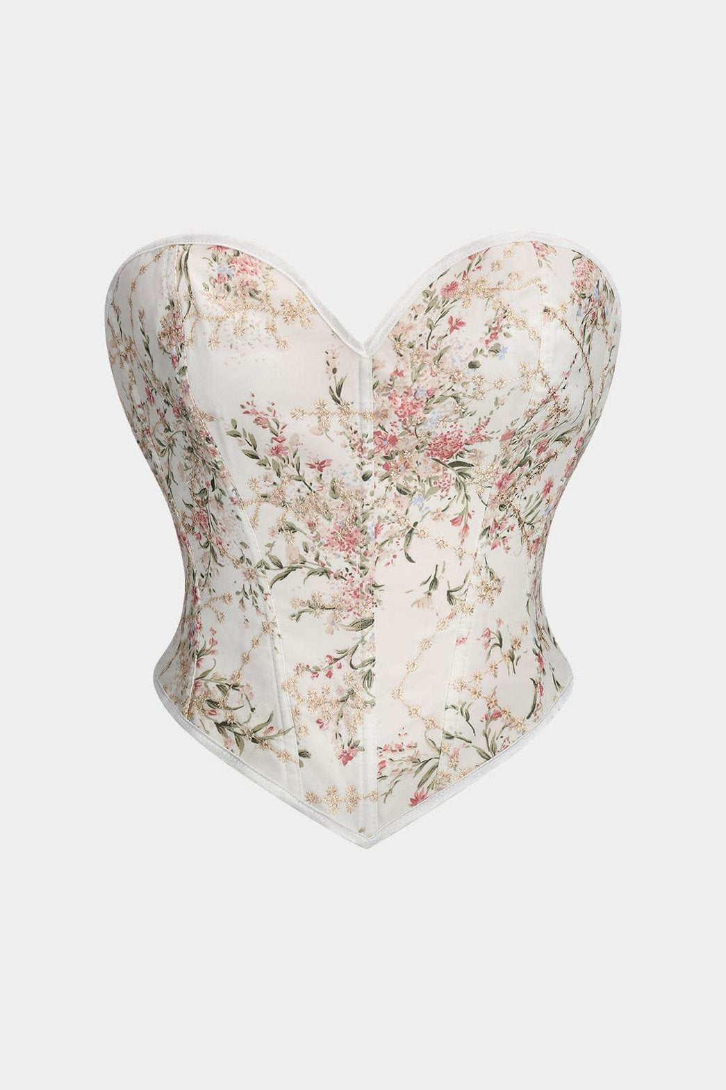Bustier Broderie Fleur Délicat - Foivo