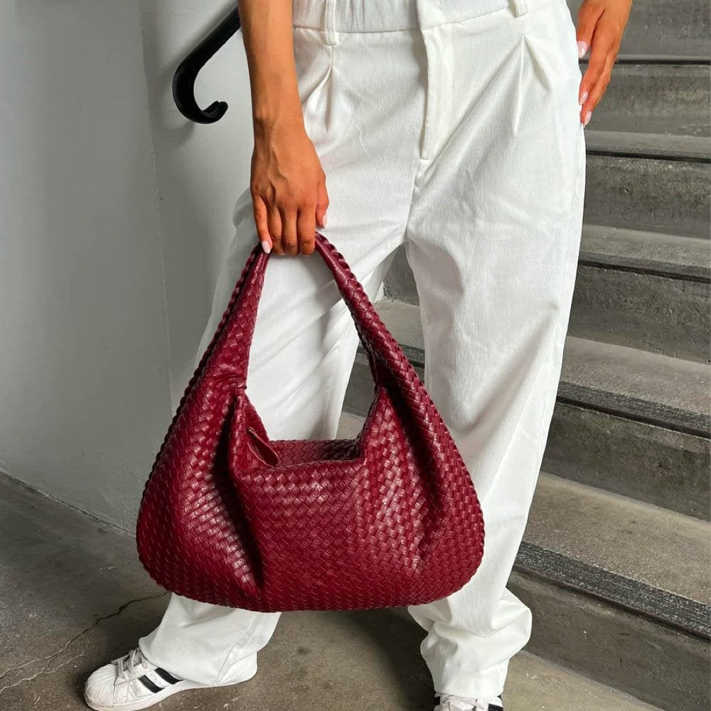 Sac à Main Tressé Élégant Grande Capacité