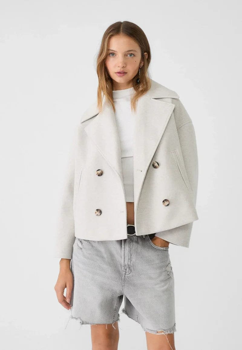 Manteau Élégant Couture à Paillettes