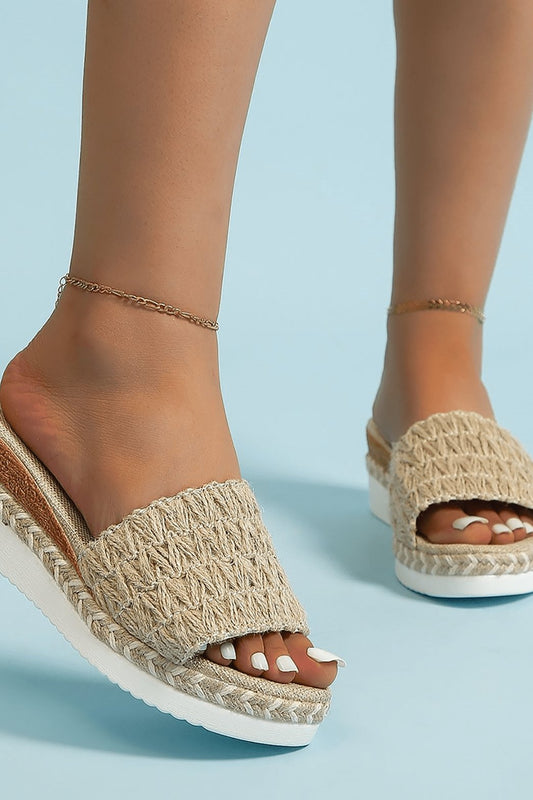 Mules Détente en Fibre Naturelle - Foivo
