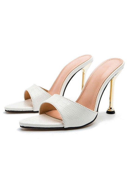 Mules Hauts Talons Chic - Pointu Féminin
