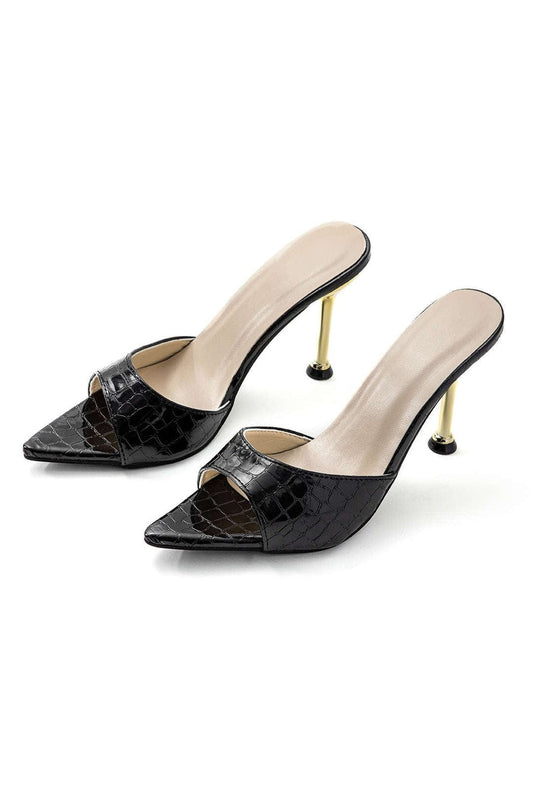 Mules Hauts Talons Chic - Pointu Féminin - Foivo