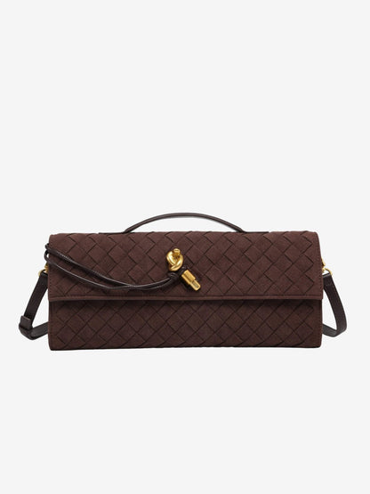 Pochette Chic en Cuir Tressé - Foivo