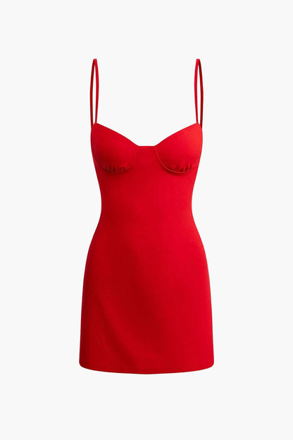 Robe Soirée Étroite Rouge Fuchsia - Foivo