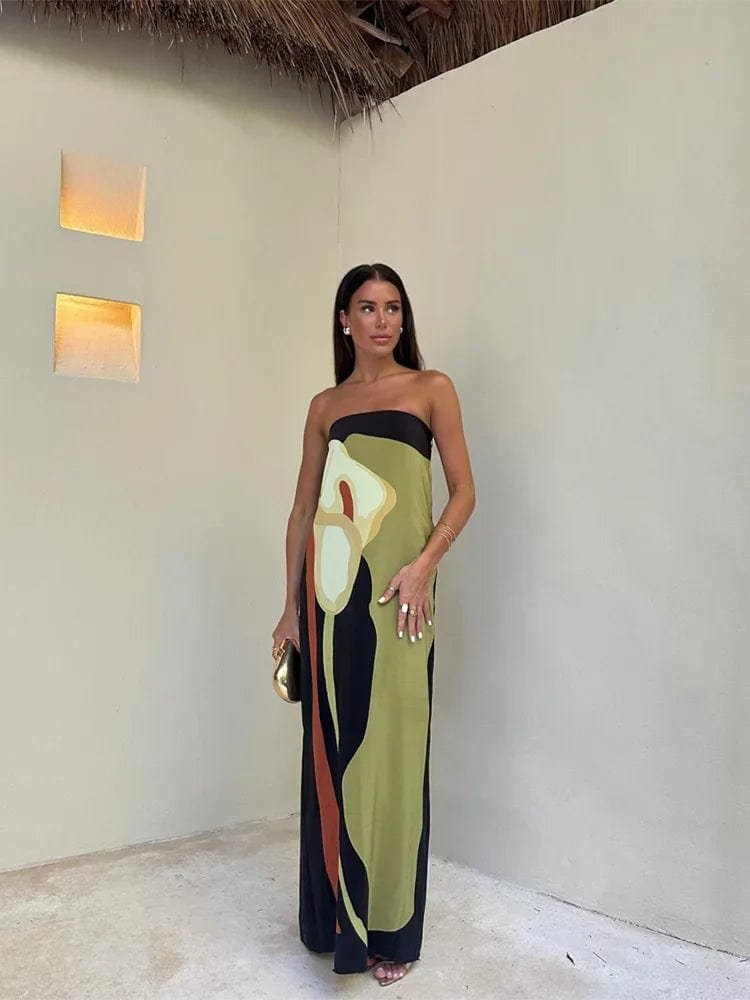 Robe Été Bohème Imprimé Floral - Foivo