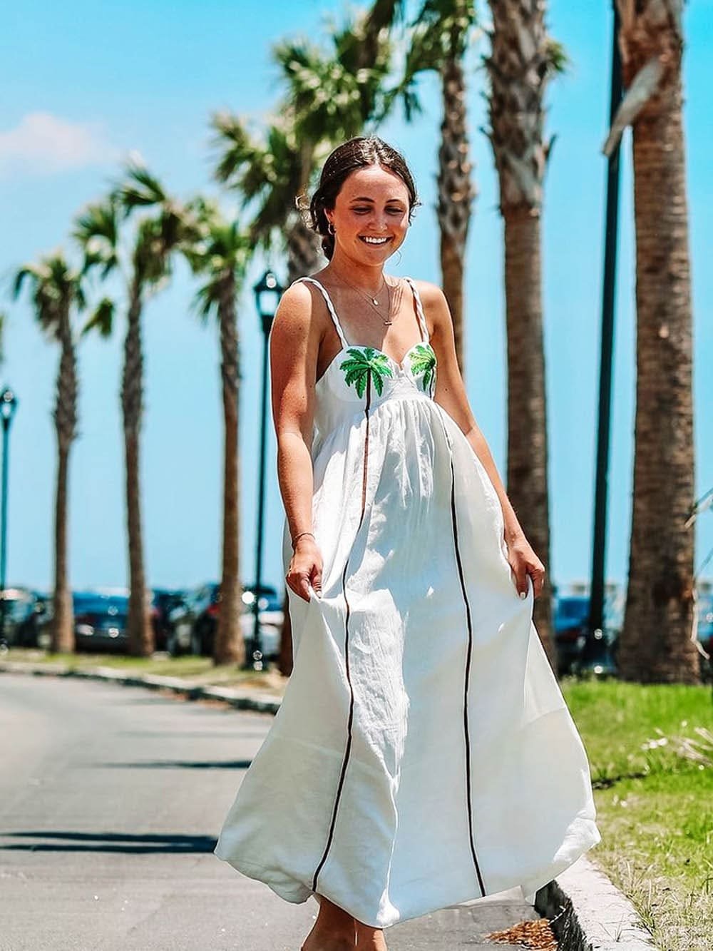 Robe Plage Longue Exotique Floral - Foivo