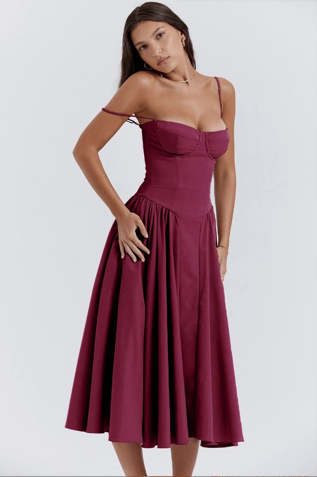 Robe Femelle Cintrée Chic