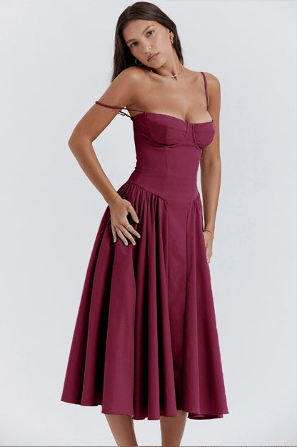 Robe Femelle Cintrée Chic
