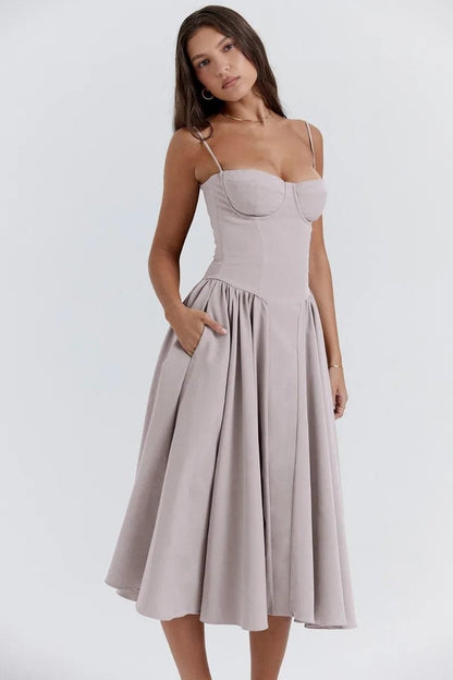 Robe Femelle Cintrée Chic