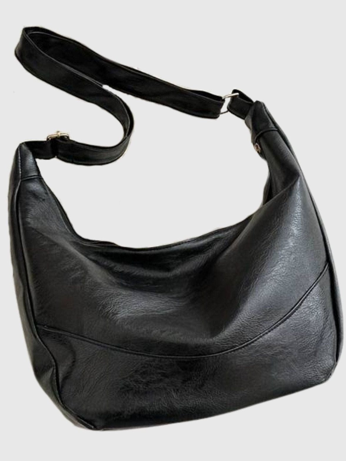 Sac à Épaule Violet - Cuir Écologique Chic - Foivo