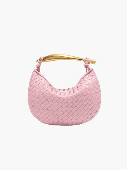 Sac à Main En Osier avec Poignée Luxe
