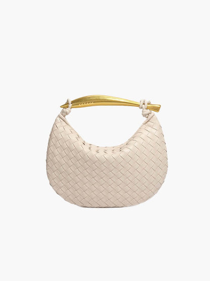 Sac à Main En Osier avec Poignée Luxe