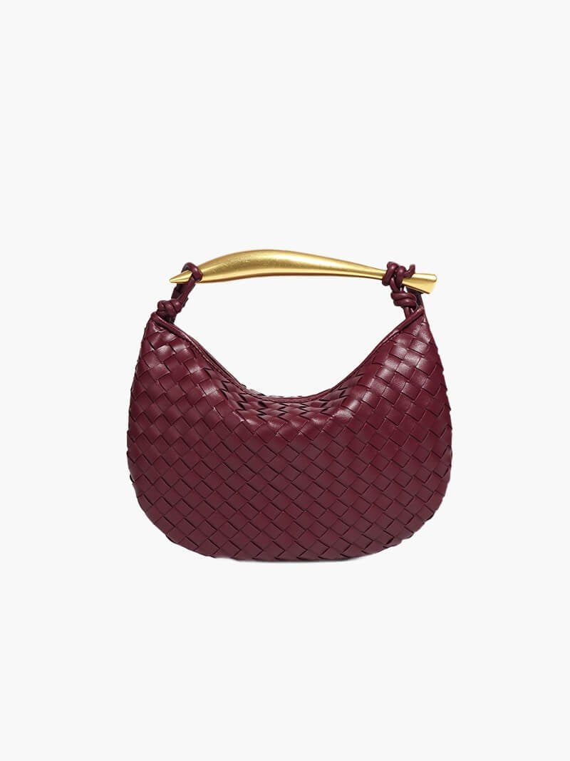 Sac à Main En Osier avec Poignée Luxe - Foivo