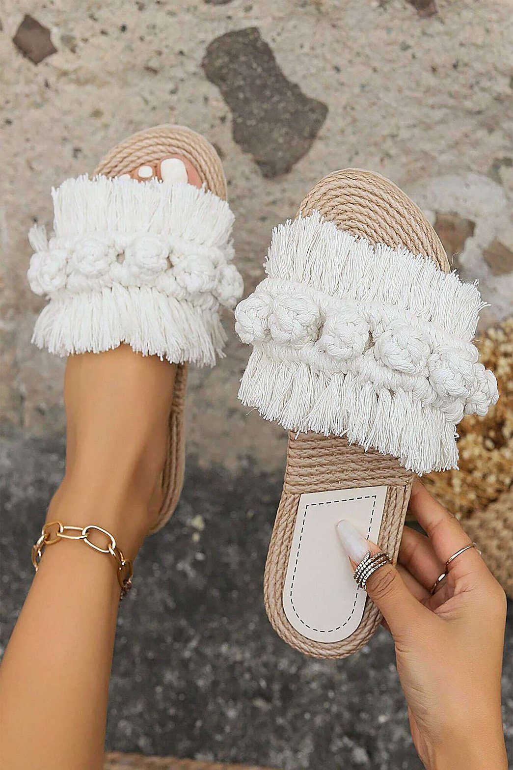 Sandales Estivales Chic à Pompoms - Foivo