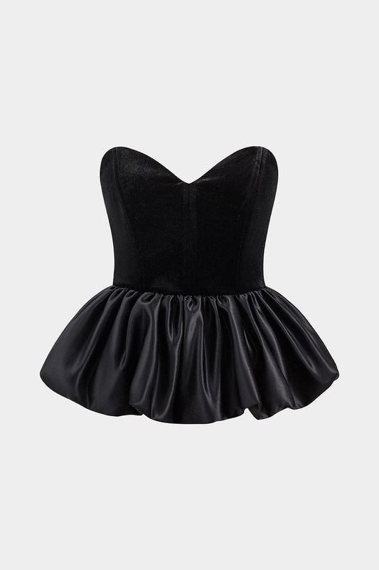 Top Bustier Doux Fleur Féminin - Foivo